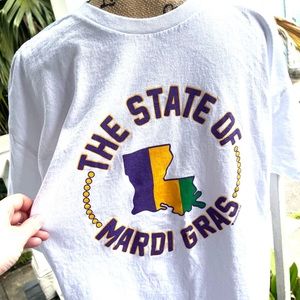 LA Love 💜💛💚 “State of Mardi Gras” Tee